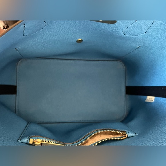 Michael Kors Greenwich Grab Bag, Navy Blue - Picture 4 of 10